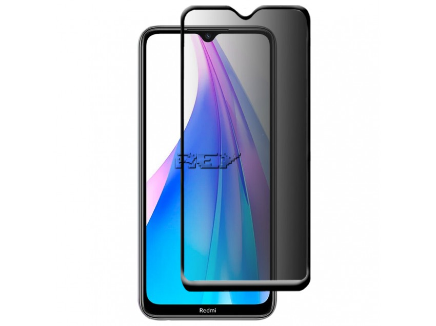Protector Anti Espía Con Borde Negro XIAOMI REDMI NOTE 8T Cristal Templado
