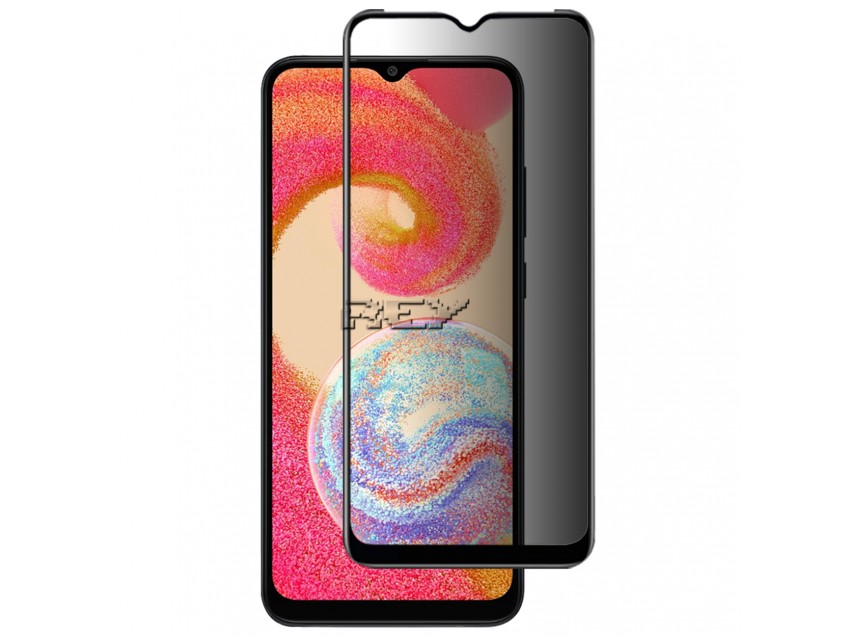 Protector Anti Espía Con Borde Negro SAMSUNG GALAXY A04e Cristal Templado