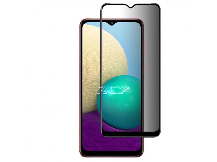 Protector Anti Espía Con Borde Negro SAMSUNG GALAXY A03S Cristal Templado