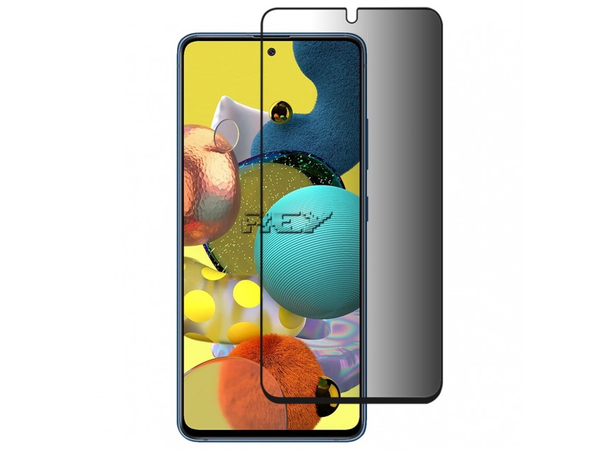 Protector Anti Espía Con Borde Negro SAMSUNG GALAXY A52s 5G Cristal Templado