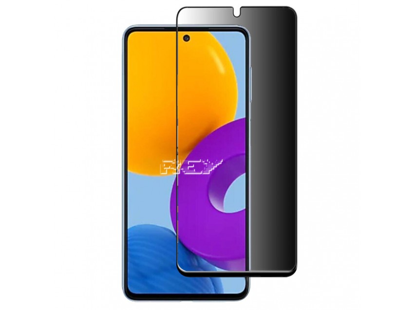 Protector Anti Espía Con Borde Negro SAMSUNG GALAXY M52 5G Cristal Templado