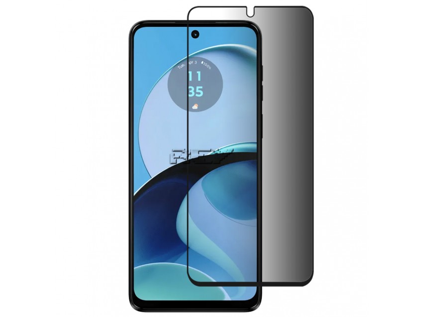 Protector Anti Espía Con Borde Negro MOTOROLA MOTO G14 Cristal Templado