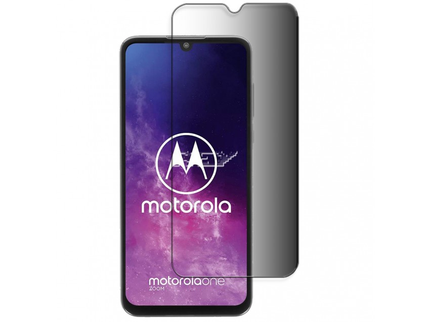 Protector Anti Espía MOTOROLA ONE ZOOM Cristal Templado
