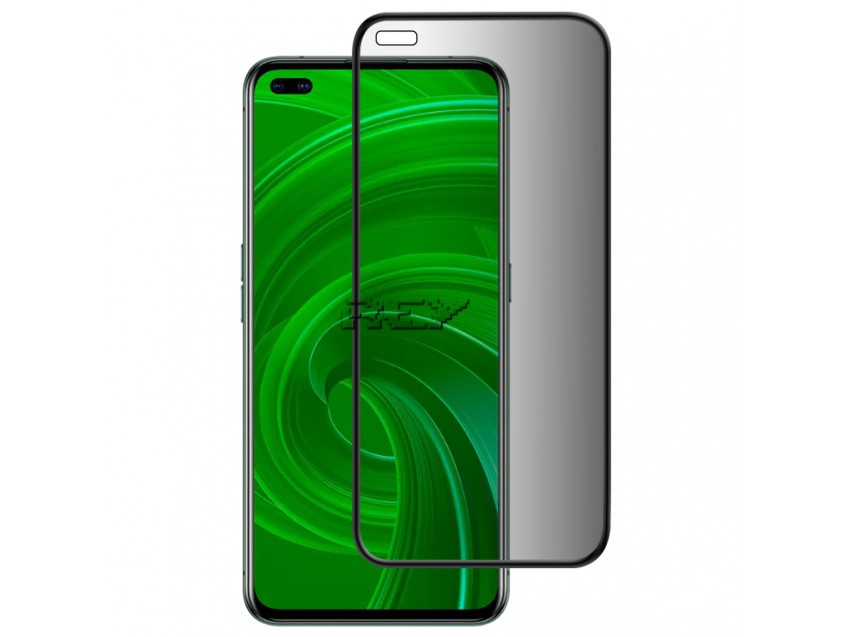 Protector Anti Espía Con Borde Negro OPPO REALME X50 PRO Cristal Templado