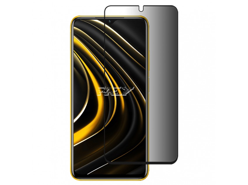 Protector Anti Espía Con Borde Negro XIAOMI REDMI NOTE 10 5G Cristal Templado