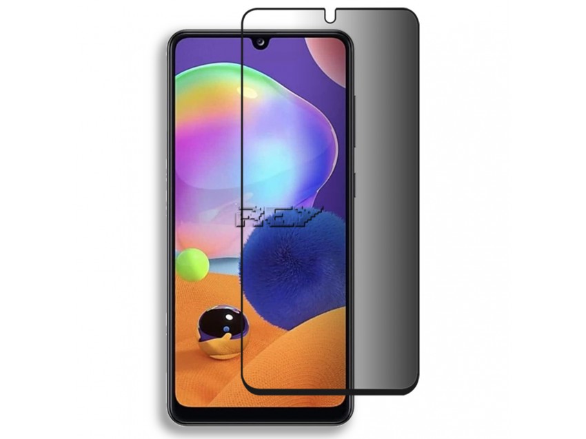 Protector Anti Espía Con Borde Negro SAMSUNG GALAXY A31 Cristal Templado