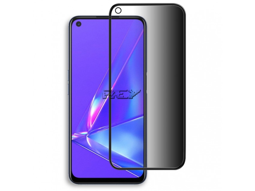 Protector Anti Espía Con Borde Negro OPPO A72 5G Cristal Templado