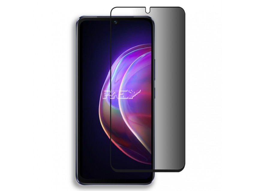 Protector Anti Espía Con Borde Negro VIVO V215G Cristal Templado