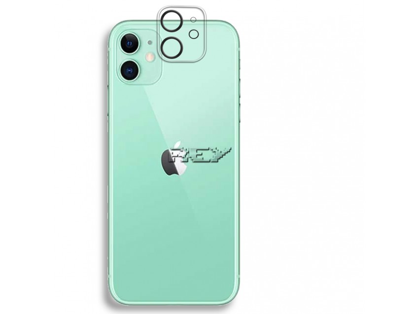 Protector Cámara IPHONE 11 Cristal Templado 3D Negro