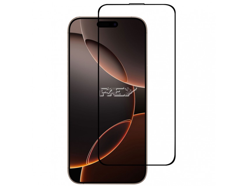Protector Pantalla IPHONE 16 PLUS 6,7" Cristal Templado 3D Negro