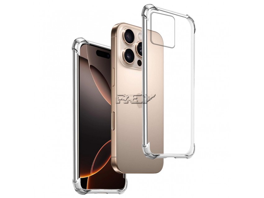 Funda Anti-Shock IPHONE 16 PRO 6,3" Silicona Esquinas Reforzadas
