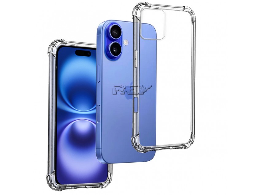 Funda Anti-Shock IPHONE 16 6,1" Silicona Esquinas Reforzadas