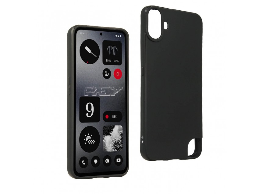 Funda Negra NOTHING CMF PHONE 1 Silicona