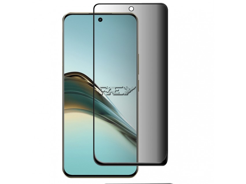 Protector Anti Espía Con Borde Negro OPPO REALME 13 PRO Cristal Templado