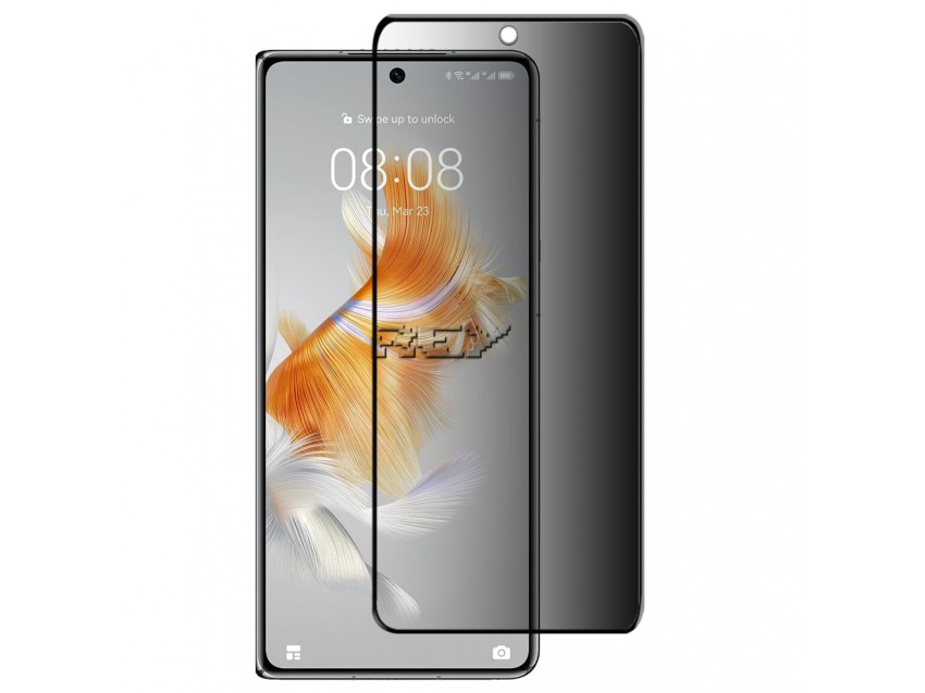 Protector Anti Espía Con Borde Negro HUAWEI MATE X3 Cristal Templado