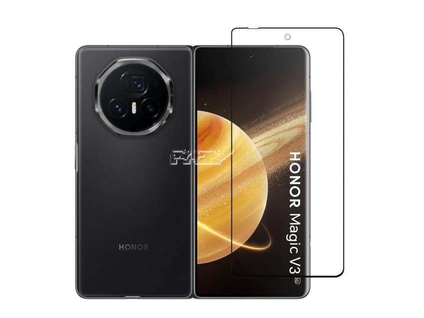 Protector Pantalla HONOR MAGIC V3 Cristal Templado 3D Negro