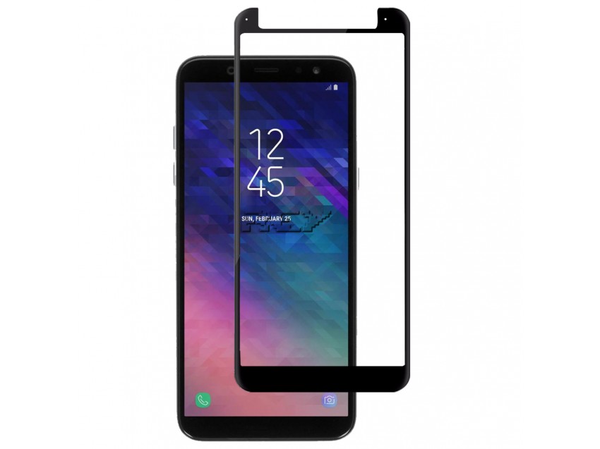Protector Pantalla SAMSUNG GALAXY J8 2018 Cristal Templado 3D Negro