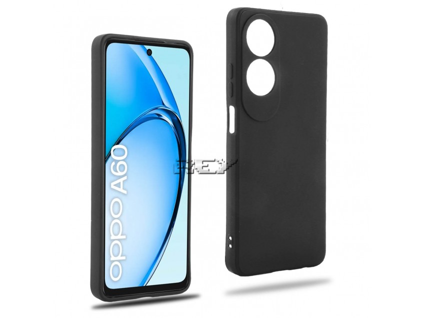 Funda Negra OPPO A60 4G Silicona