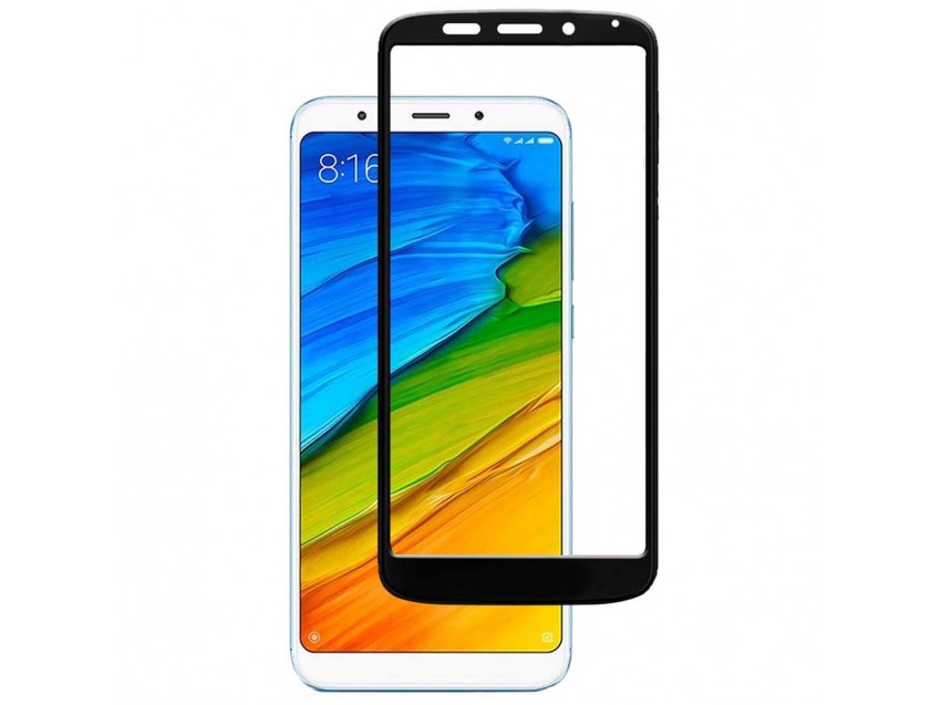 Protector Pantalla XIAOMI REDMI 5 PLUS Cristal Templado 3D Negro