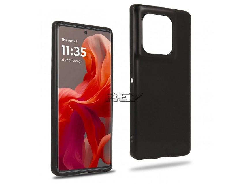 Funda Negra MOTOROLA MOTO EDGE 50 ULTRA 5G Silicona