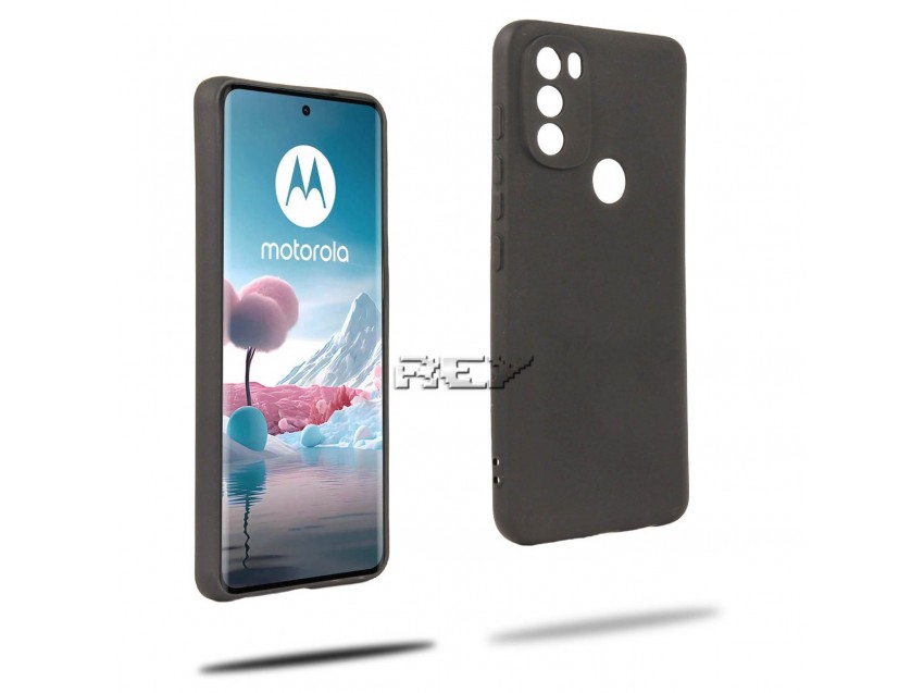 Funda Negra MOTOROLA MOTO G71 5G Silicona