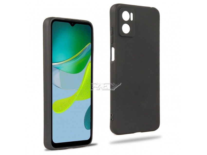 Funda Negra MOTOROLA MOTO E22 Silicona