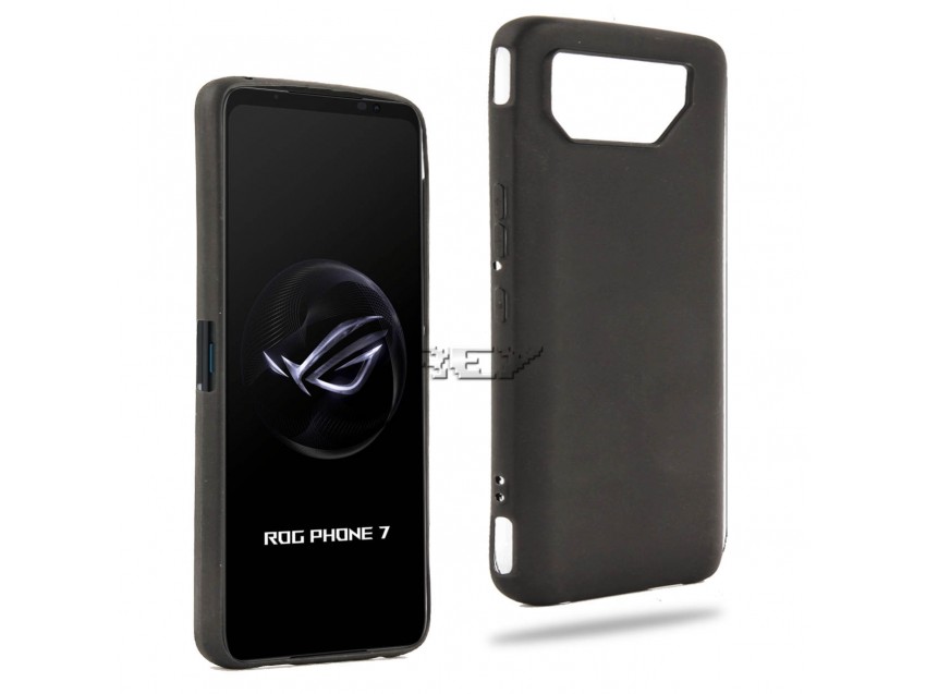 Funda Negra ASUS ROG PHONE 7 Silicona