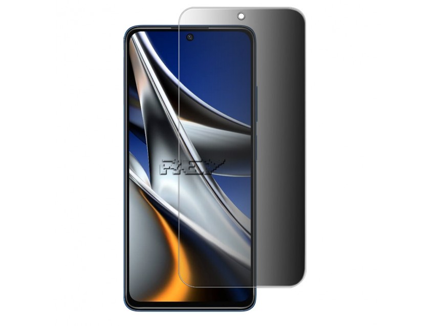 Protector Anti Espía Con Borde Negro XIAOMI POCO X4 PRO 5G Cristal Templado