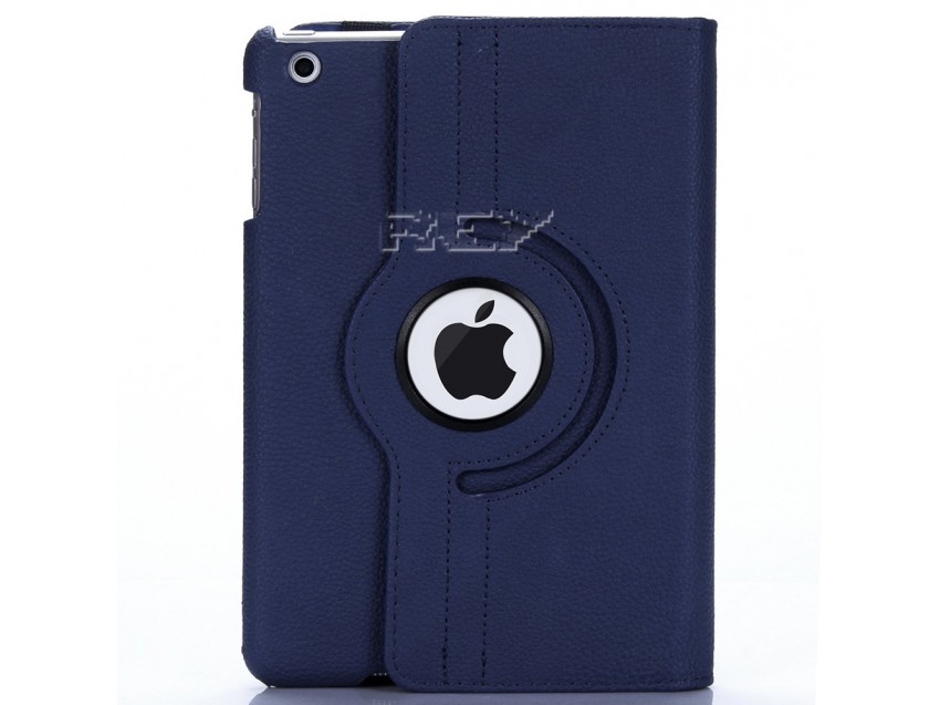Funda Rotatoria Piel para IPAD 2 / 3 / 4 Protector Azul