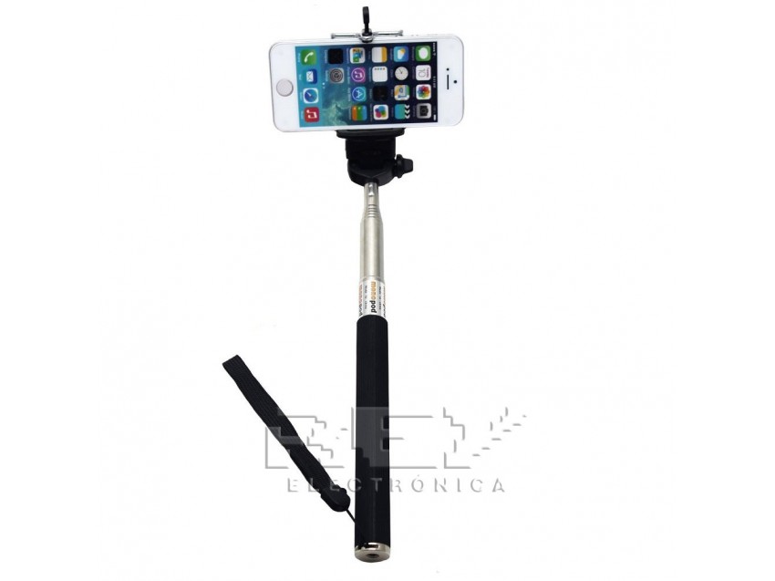 Palo Selfie MonoPod Brazo Extensible Universal Ajustable Movil Fotos + Mando + Soportes