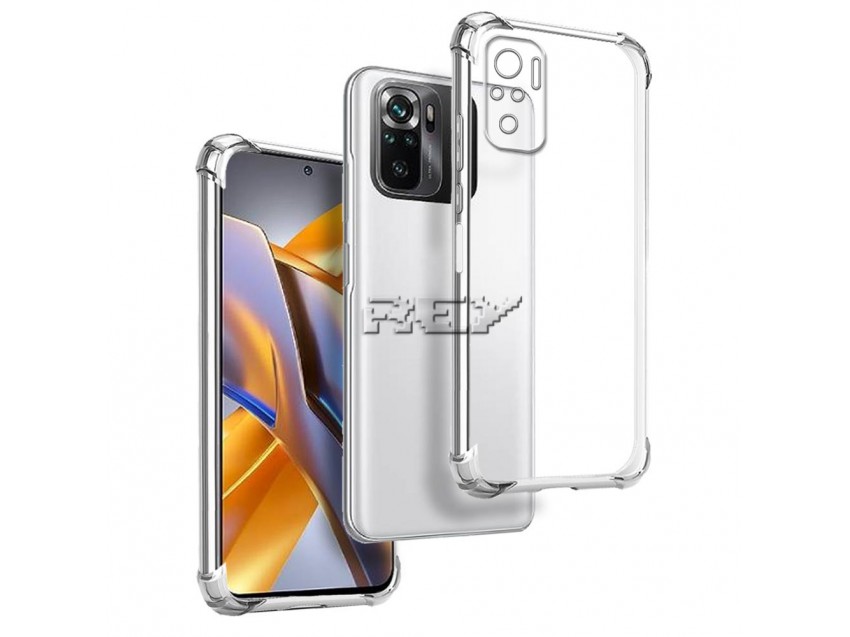 Funda Anti-Shock POCO M5S Silicona Esquinas Reforzadas